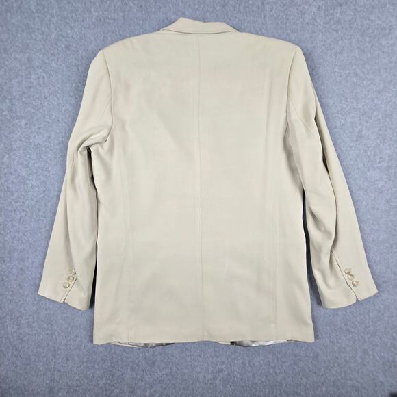 Tasso Elba Mens Sport Coat Size 42 Blazer Suit Jacket 100% Spun Silk 3 button - Picture 8 of 16